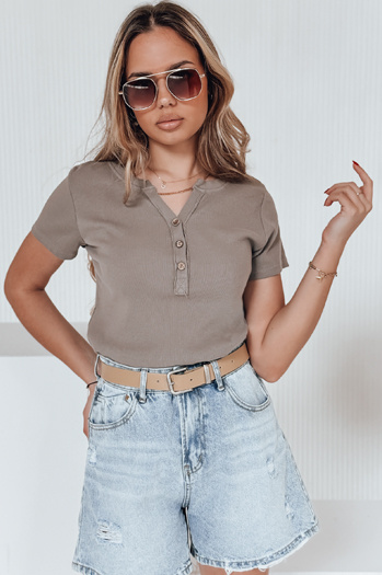 Ženska bluza KISS LOOK rjava Dstreet RY2827