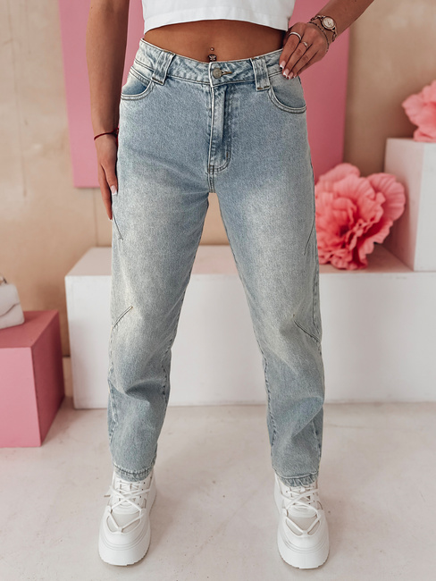 Ženske široke hlače iz džinsa WIDENO blue Dstreet UY2492