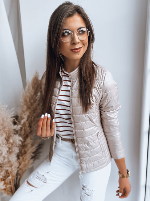 Ženska prešita jakna FRITARA Barva Bež DSTREET TY3593