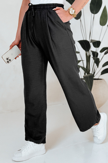 Ženske široke hlače MILLIVIO black Dstreet UY2659