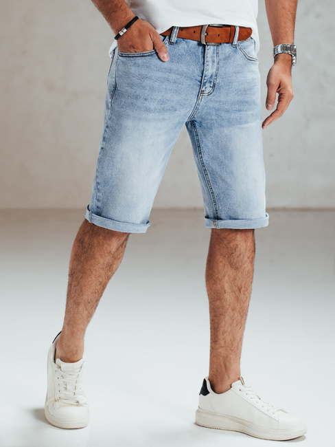 Moške kratke hlače iz džinsa modre barve Dstreet SX2548
