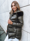 Ženska zimska jakna AMBERGLOW Barva Zelena DSTREET TY3719