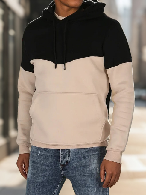 Moška osnovna majica s kapuco črna Dstreet BX5881