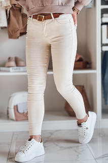 Ženske jeans hlače LODGE beige Dstreet UY2434