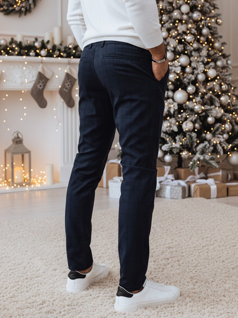 Moške vsakdanje temno modre hlače Dstreet UX4395z