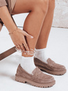 Ženski mokasini beige Dstreet ZY1132