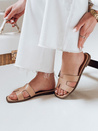 Ženske japonke z zarezo CLASSROT beige Dstreet ZY0883_1