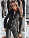 Ženska usnjena jakna CHICLEATHER black Dstreet TY4969