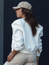 Ženska bomber jakna PRIEV white Dstreet TY4305