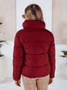 Ženska prešita zimska jakna LAROSE maroon Dstreet TY5218