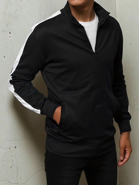 Moška jopa z zadrgo Barva Črna DSTREET BX5562