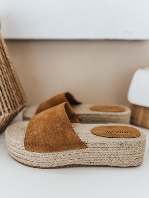 Ženske japonke SUMMERRY camel Dstreet ZY0986