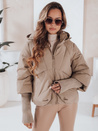 MISSLAYER ženska zimska jakna s kapuco kamelja barva Dstreet TY5035