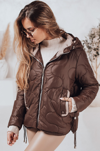 Ženska jakna kava Dstreet TY4239