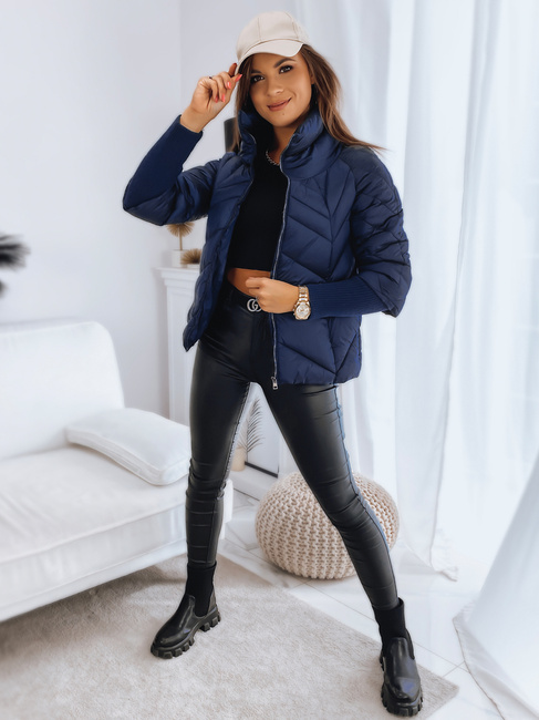 Ženska prehodna jakna INESS temno-modra Dstreet TY3142