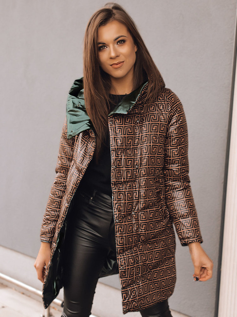 Ženska prehodna jakna DELSY LONG Barva Zelena DSTREET TY3480