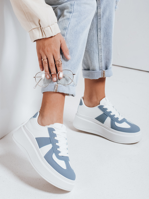 Ženske superge na platformi MODNIKKI blue Dstreet ZY1003