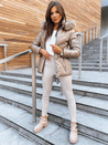 Ženska zimska jakna HAZEL SOFT Barva zlati DSTREET TY3692 