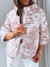 Ženska prešita jakna PINK FLOWER Barva Vijolična DSTREET TY3567