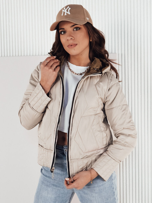 Ženska prehodna jakna FALES Barva kamela DSTREET TY4206