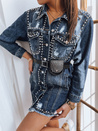 Jeans obleka KALUS Barva Modra DSTREET EY2253