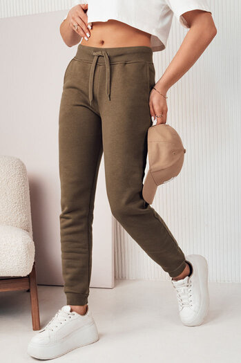 Ženske trenirke VELARA Barva rjav DSTREET UY2019