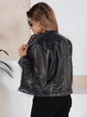 Ženska usnjena jakna ramones black Dstreet TY5205
