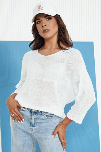 Ženski odprti pulover ANNIS Barva Ecru DSTREET MY2333