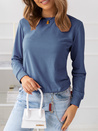 Ženska majica FASHION II svetlo modra Dstreet BY1079