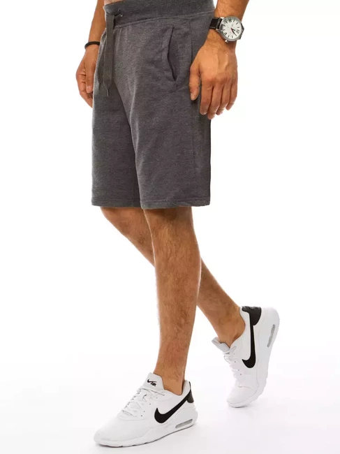 Moške športne kratke hlače Barva Temno siva DSTREET SX1482