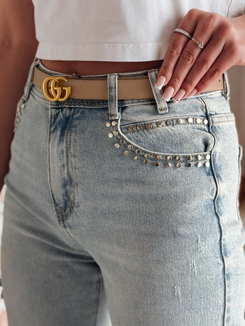 Ženske jeans hlače MODNEVIS blue Dstreet UY2498