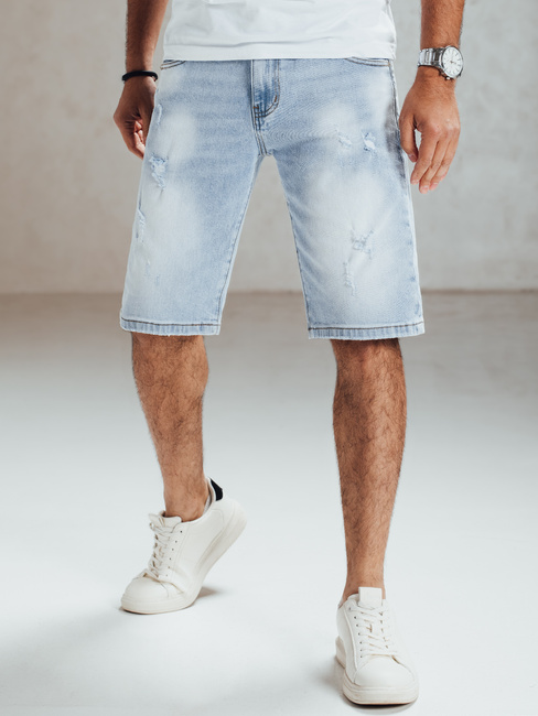Moške kratke hlače iz džinsa, modre Dstreet SX2568