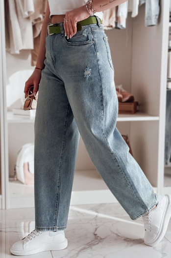 Ženske jeans hlače WIDELEGS blue Dstreet UY2472