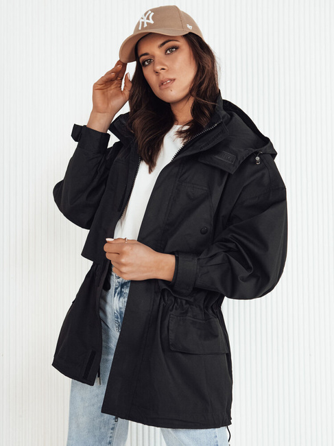 Ženska parka jakna MINESSA Barva Črna DSTREET TY4156