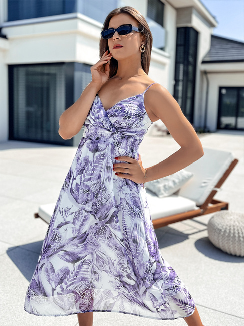 SERENA obleka bela Dstreet EY2534