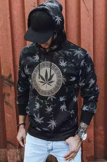 Moška jopa s potiskom Barva Črna DSTREET BX5324
