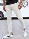 Moške jogger hlače v barvi ecru Dstreet UX4264
