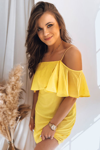 Poletna obleka ALISS Barva Rumena DSTREET EY2293