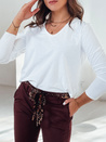 Ženska bluza VAVLSTYLES gladka bela Dstreet RY2687_1