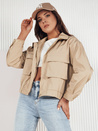 Ženska prehodna jakna ISTAN dark beige Dstreet TY4184