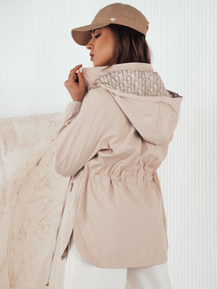 Ženska jakna parka BEGET beige Dstreet TY4263_4