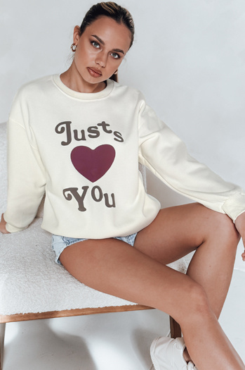 Ženska bluza FEELME beige Dstreet BY1476