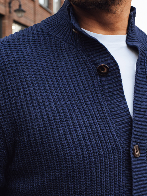 Moški pulover Dstreet WX2346 v mornarsko modri barvi