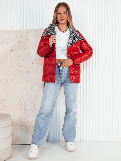 Ženska prešita jakna DELSY Barva rdeča DSTREET TY4122