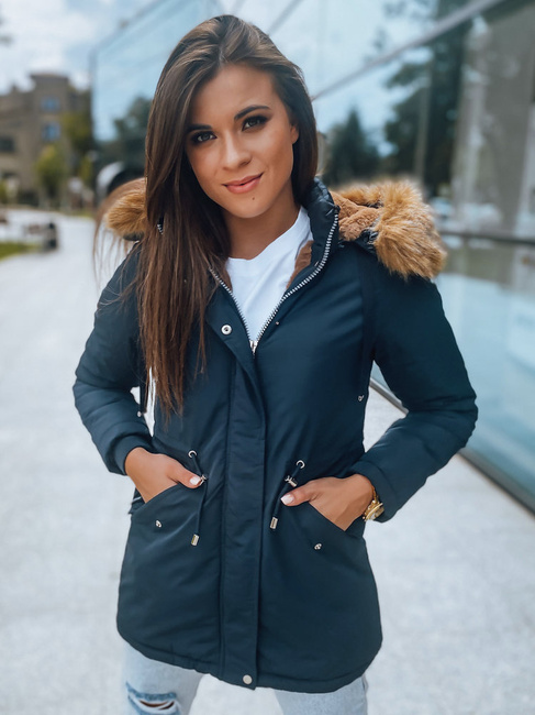 Ženska zimska jakna NEXT temno-modra Dstreet TY2891
