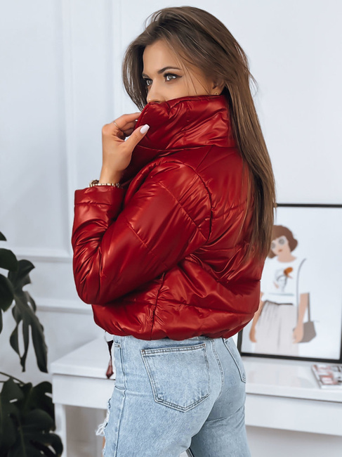 Ženska prešita jakna ADRIANNA Barva rdeča DSTREET TY3482