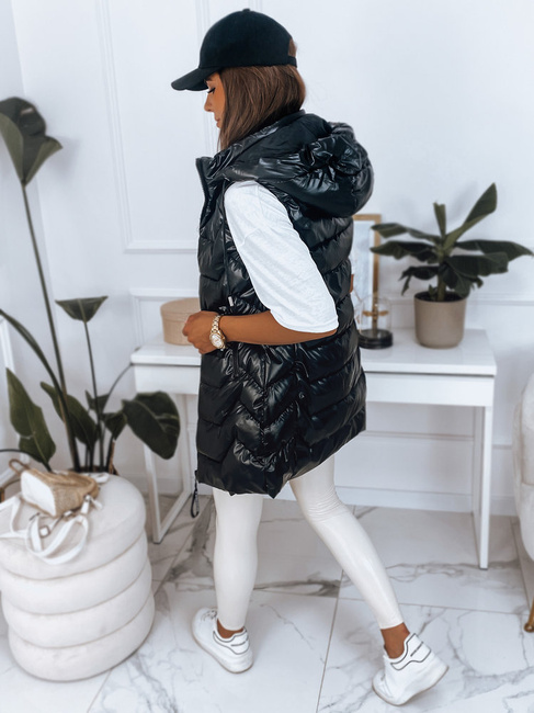 Ženski prešit telovnik KENDRA Barva Črna DSTREET TY2775