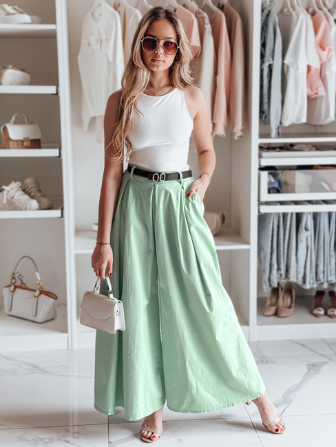 FLOWES krilo-hlačnice s pasom FLOWES mint Dstreet UY2594
