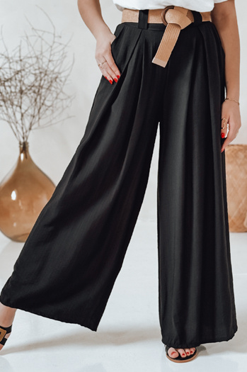 Ženske hlače MIRELOU black Dstreet UY2715