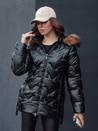 Ženska zimska jakna s krznom LANE black Dstreet TY4515